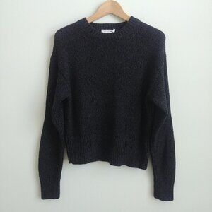 Rag & Bone thick 56% merino wool 44% cotton very soft dark grey sweater Small
